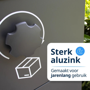 Parcelsafe Pakketbrievenbus L Antraciet