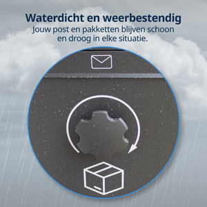 Parcelsafe Pakketbrievenbus XL Zwart