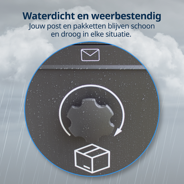 Parcelsafe Pakketbrievenbus XL Zwart