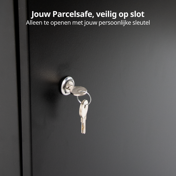 Parcelsafe Pakketbrievenbus XL Zwart