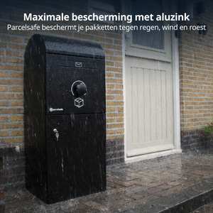 Parcelsafe Pakketbrievenbus XL Zwart