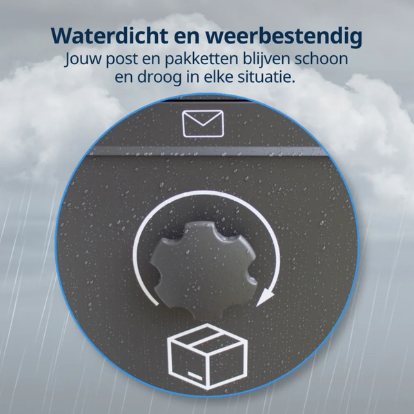 Parcelsafe Pakketbrievenbus L Antraciet