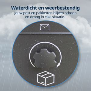 Parcelsafe Pakketbrievenbus XL Antraciet