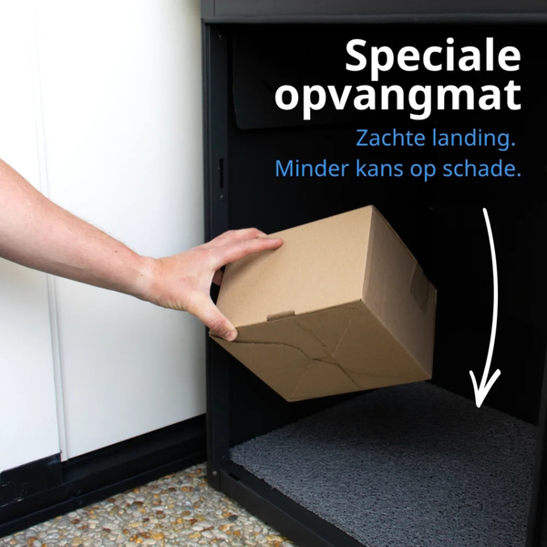 Parcelsafe Pakketbrievenbus L Zwart