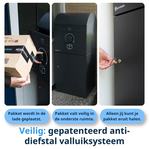 Parcelsafe Pakketbrievenbus XL Antraciet