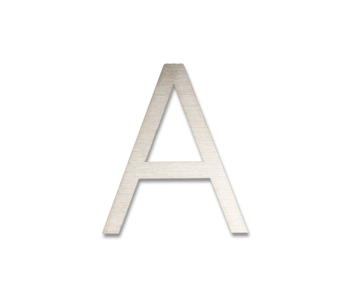 RVS Huisnummer Sticker A main product photo