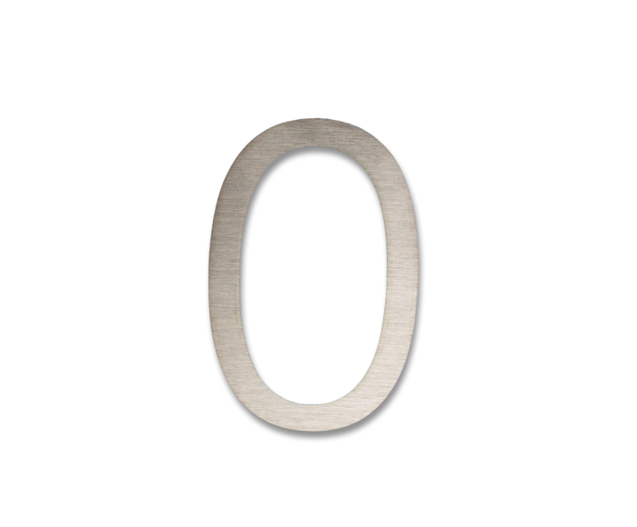 RVS Huisnummer Sticker 0 main product photo