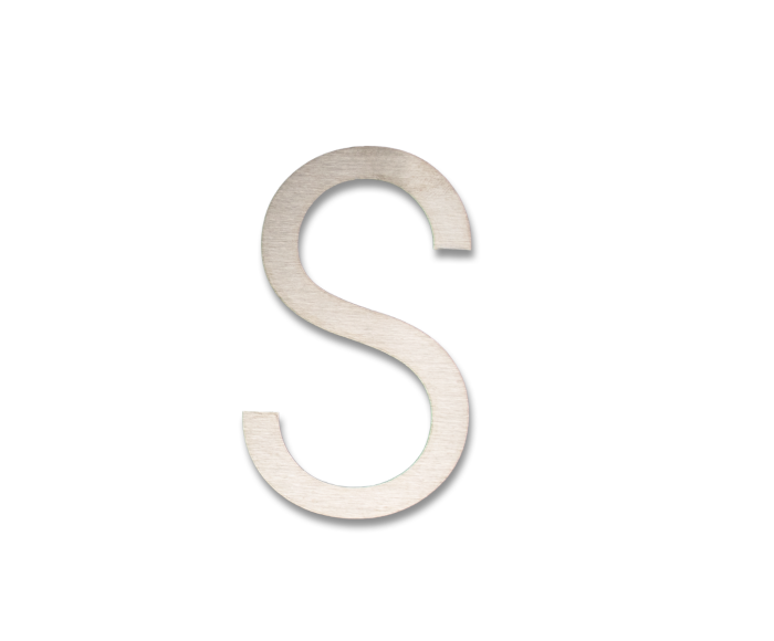 RVS Huisnummer Sticker S main product photo