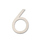 RVS Huisnummer Sticker 6